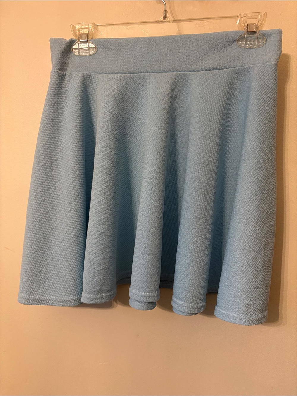 Classic Light Blue A-Line Skater Skirt